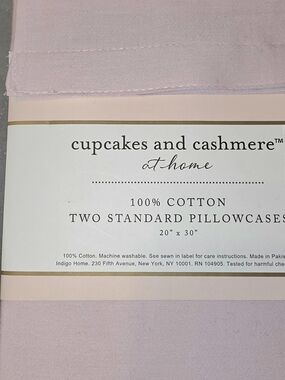 cupcakes and cashmere at home Pink Cotton Pillowcases - Set of 2
